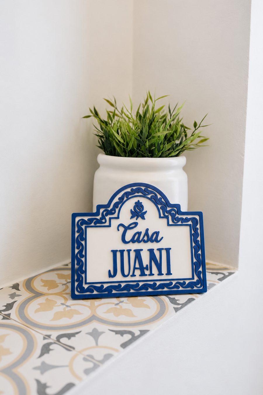 Placa cerámica Casa Juani